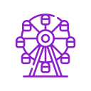 Ferris wheel icon