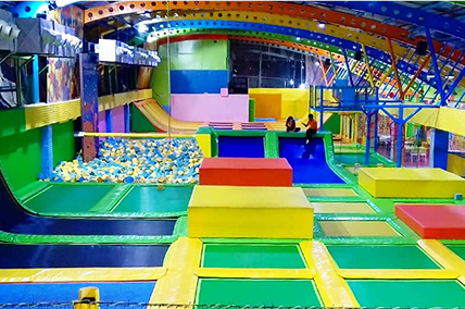 View of trampoline park ludhiana